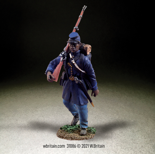 Figurine: Union Colored Troops Marching #1
