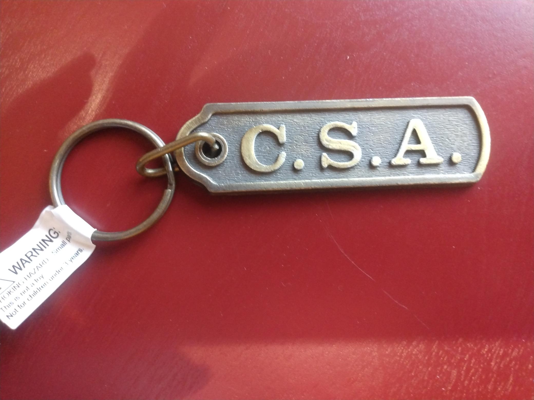 Keychain - CSA Brass