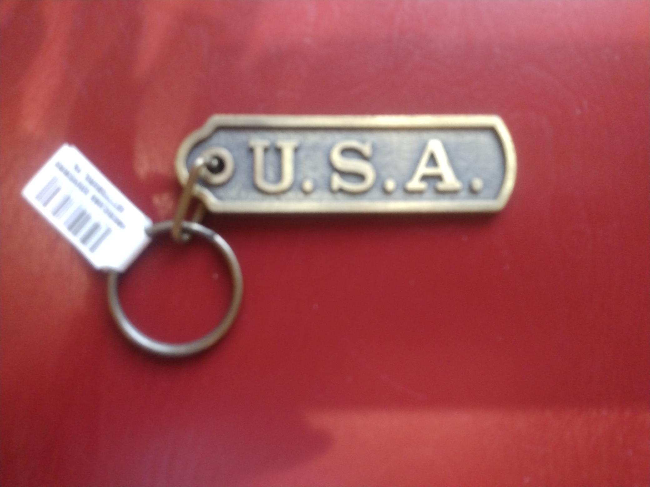 Keychain - USA Brass